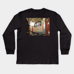 Art Nouveau Window Kids Long Sleeve T-Shirt